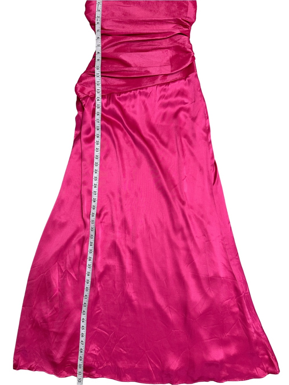 Meshki Pink Serena Strapless Taffeta Maxi Dress SZ Small Elegance Coquette NWT - Picture 6 of 9